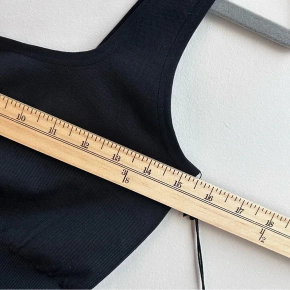 WeWoreWhat Black Ribbed Jumpsuit, NWT, Medium, Stretch - Picture 9 of 9